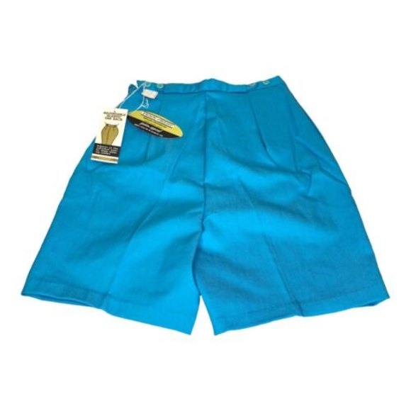 Penny's High Waist Shorts Tailored Blue Vintage 60's USA Size 12 Waist 25 New - Picture 1 of 9